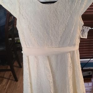 Size 8 lace ivory dress